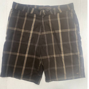 O'Neill Mens Brown plaid shorts size 36